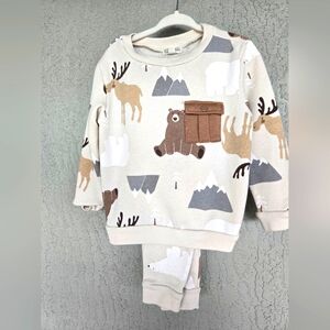 Kit & Pearl Size 3T Crew sweatshirt set